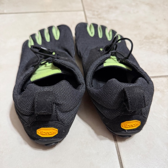 Vibram Five Fingers V-Run Retro Women's black green Barefoot Shoes 37 - Picture 2 of 6